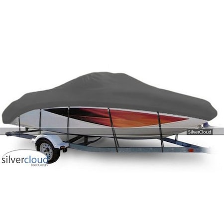 Eevelle Boat Cover JET BOAT Inboard Fits 16ft 6in L up to 85in W Charcoal SCJET1685-CHL